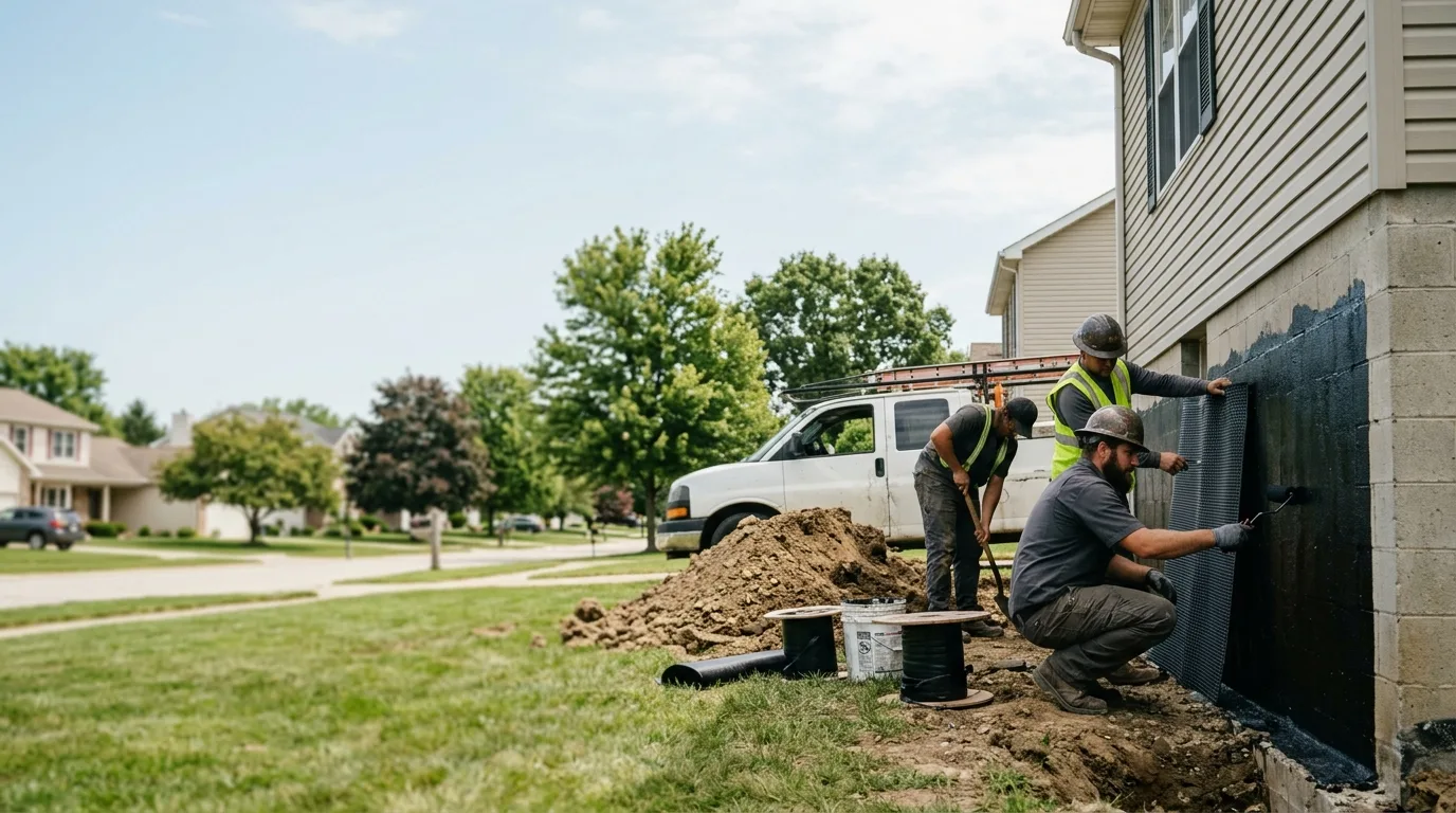 Basement Waterproofing in Waterman, IL near me